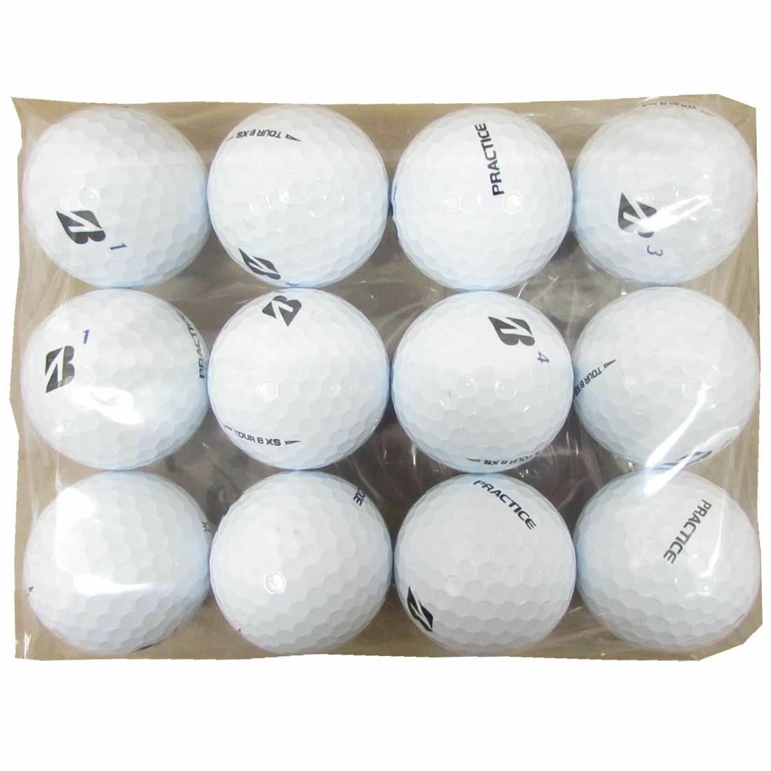 Bridgestone 2020 Tour B XS Practice Bagged Golf Balls