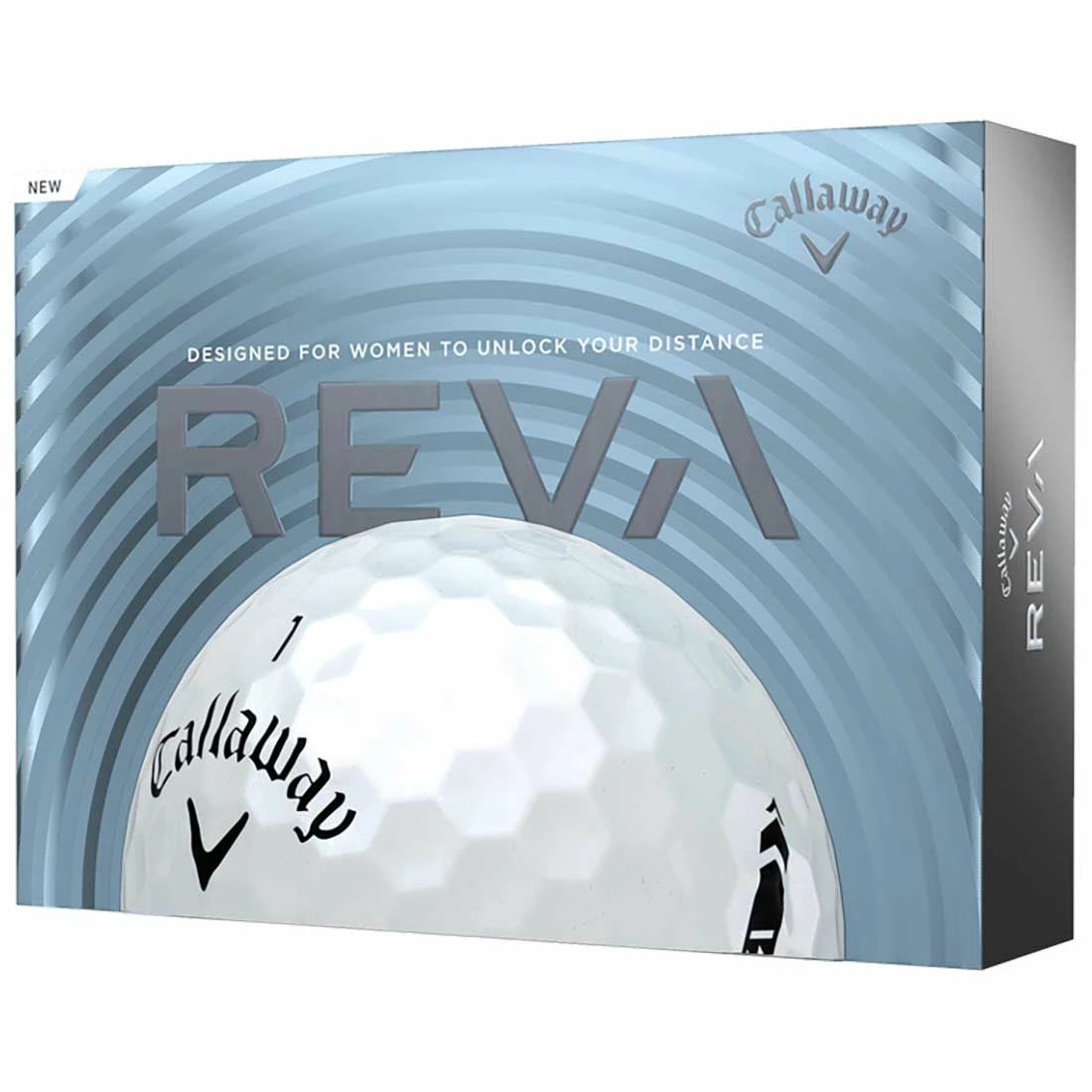 Callaway Women's REVA White Personalized Golf Balls