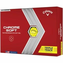 Callaway Chrome Soft Triple Track Yellow Golf Balls