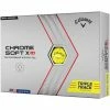 Callaway Chrome Soft X LS Triple Track Yellow Personalized Golf Balls