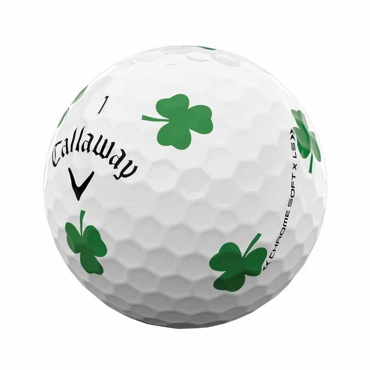 Callaway Chrome Soft X LS Truvis Shamrock Golf Balls - Image 2