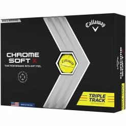 Callaway Chrome Soft X Triple Track Yellow Golf Balls