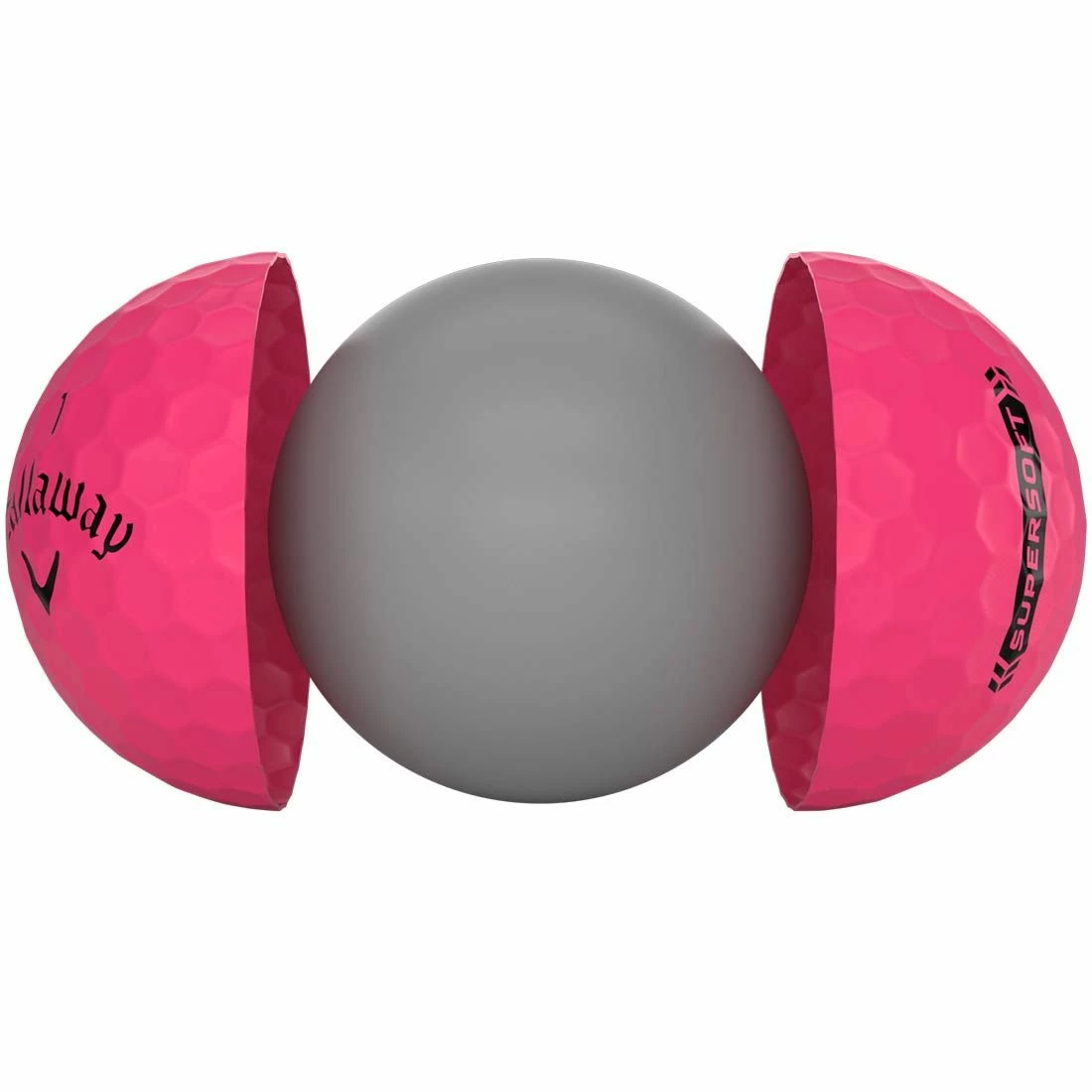Callaway Supersoft Matte Pink Personalized Golf Balls - Image 3