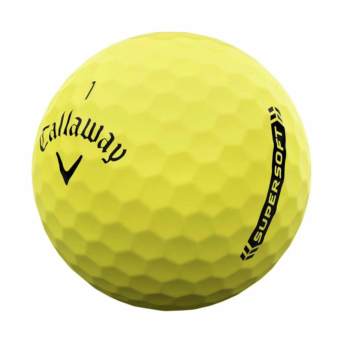 Callaway Supersoft Yellow Personalized Golf Balls - Image 2