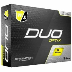 Wilson Staff DUO Optix Yellow Golf Balls
