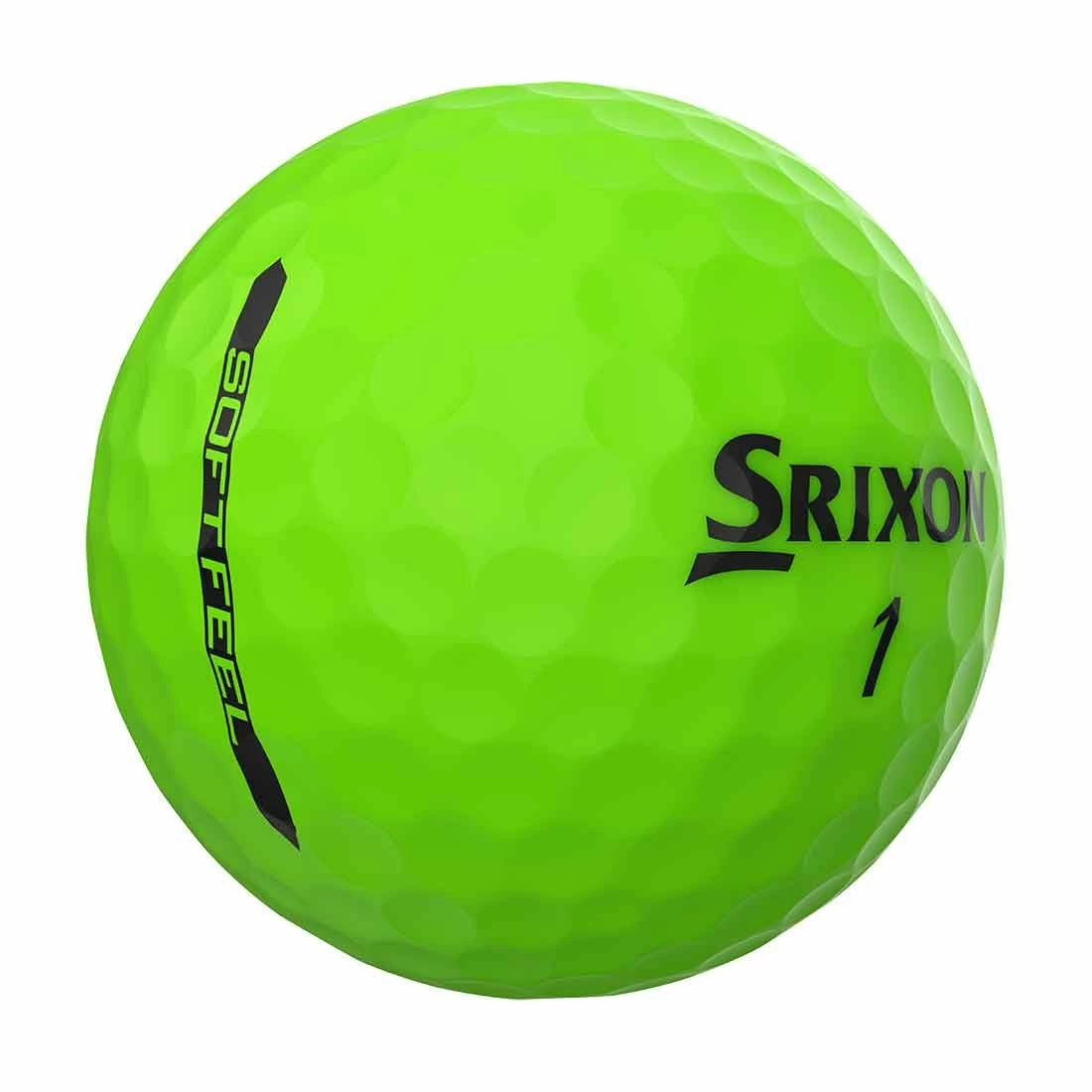 Srixon Soft Feel 12 Brite Green Golf Balls - Image 2