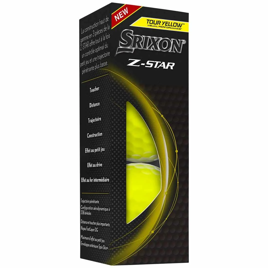 Srixon Z-Star 8 Yellow Golf Balls - Image 2