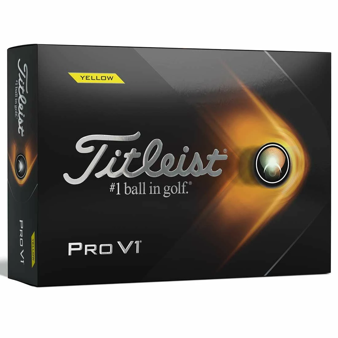 Titleist 2022 Pro V1 Yellow Golf Balls