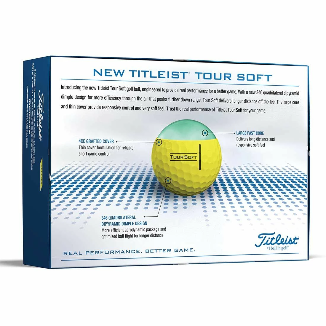 Titleist Tour Soft Yellow Personalized Golf Balls - Image 4