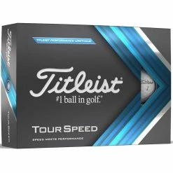 Titleist Tour Speed White Personalized Golf Balls