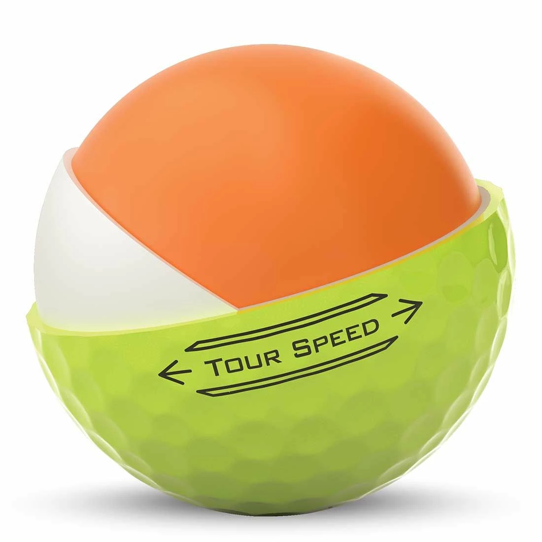 Titleist Tour Speed Yellow Personalized Golf Balls - Image 3