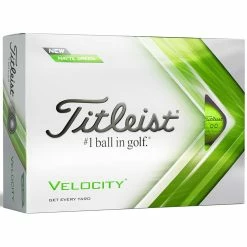 Titleist Velocity Matte Green Personalized Golf Balls