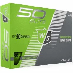 Wilson Staff 50 Elite Green Golf Balls