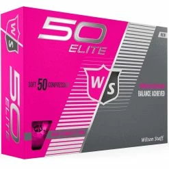 Wilson Staff 50 Elite Pink Golf Balls
