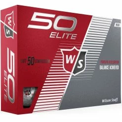 Wilson Staff 50 Elite White Golf Balls