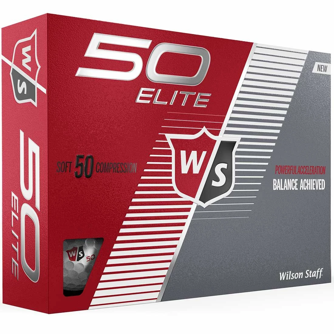Wilson Staff 50 Elite White Golf Balls